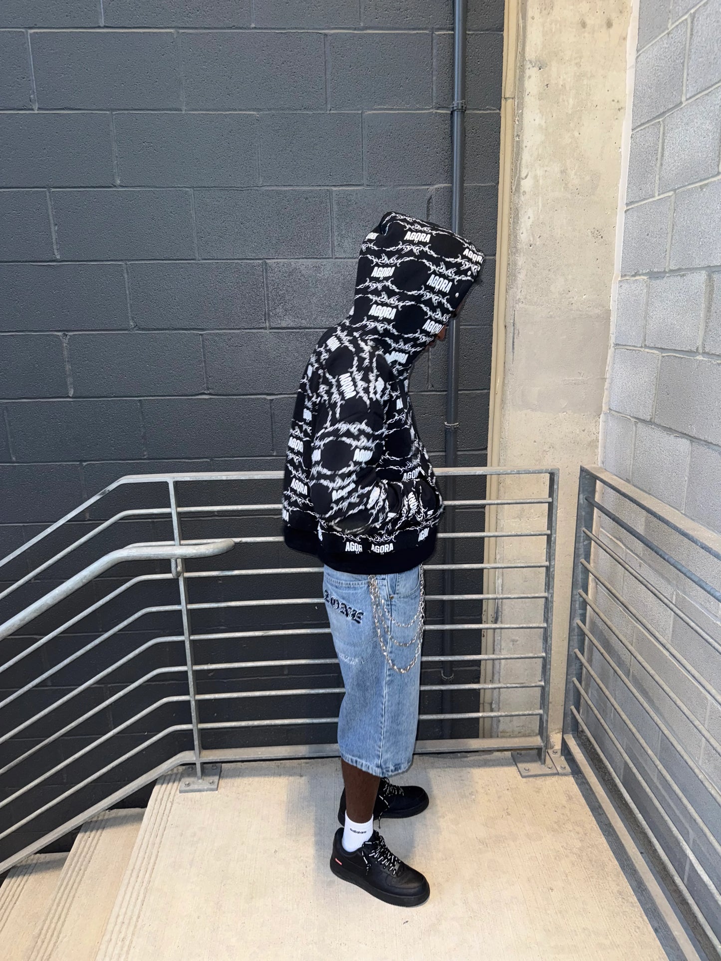 Divided Reversible Hoodie